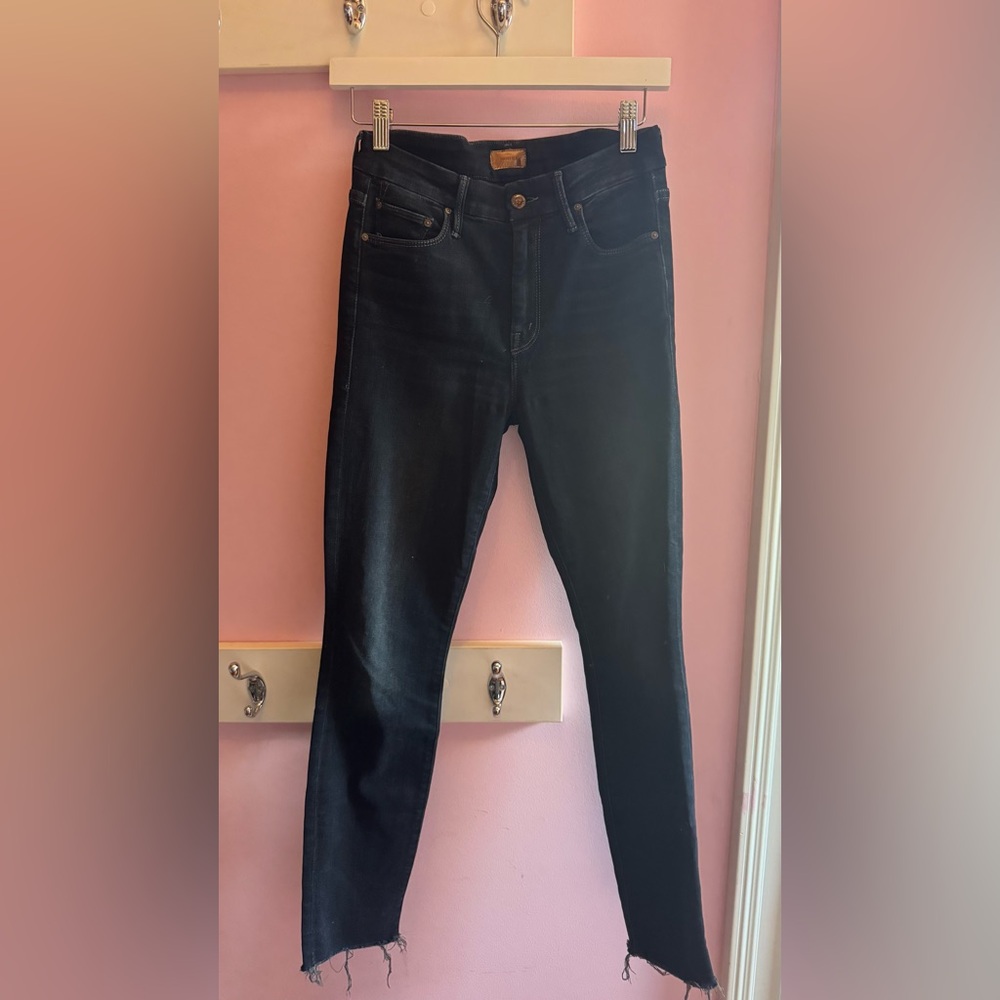 Black High-Rise Skinny Jeans